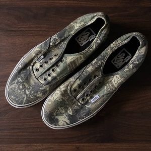 Vans X Star Wars - Camo Boba Fett Authentics (SIZE 10)